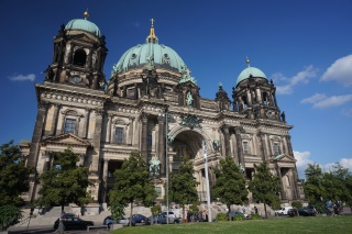 The Berlin Cathedral in the sun