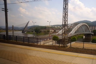 Old and new bridge work in northern Czech Republic