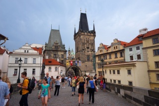 Having gazed, heading back to our less trafficked neighborhood, Mala Strana