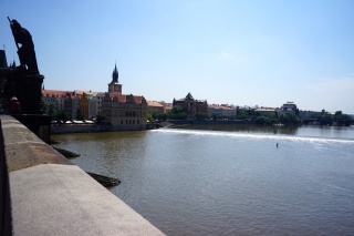 Looking toward Prague to the south