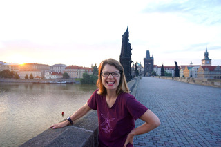 The Charles Bridge at sunrise because some good friends said it was worth it. It was