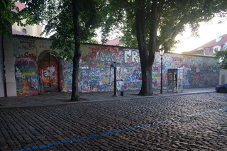 The John Lennon wall, found on a wander through Mala Strada