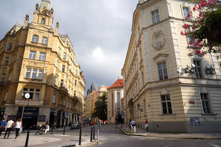 In the Jewish Quarter, Art Deco buildings