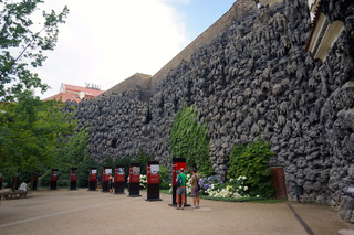 Memorial for the Victims of the Gestapo, across the street from our home