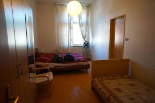 Our Prague bedroom & sitting room