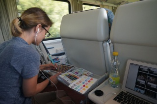 We've got our train groove on