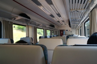 A pretty empty car today