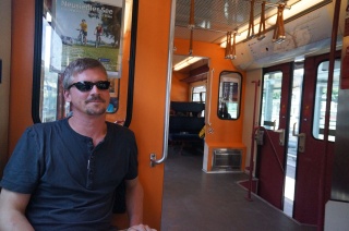 The orange car, seems right
