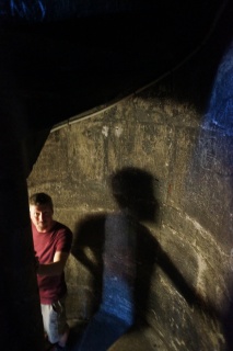 Spooky Brian shot on the way down