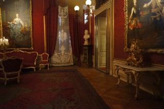 No cameras allowed except for back into this room through glass. They have recently developed modesty
