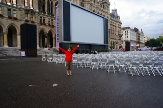 Theresa thinks we need a new TV "this big"