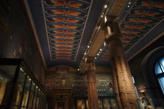 The ceiling of the Egyptian collection. Presumably taken for a ceiling back home