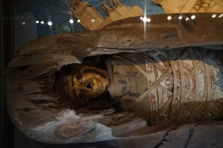 Mummy under mask