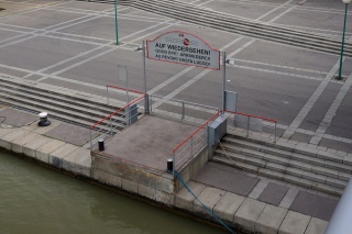 The Danube says goodbye to us. How does it know we are leaving?