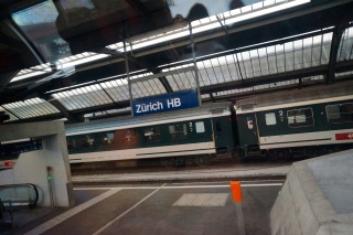 Zurich, for a train change to Bern