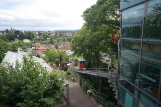 A short funicular, we're looking for a bigger one tomorrow.