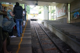 A bus ride later, the funicular to the top of Gurten Mountain