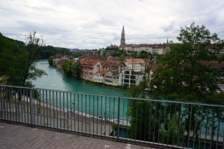 Looking upstream, from a beverage stop