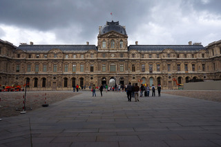 The Louvre, from the front
