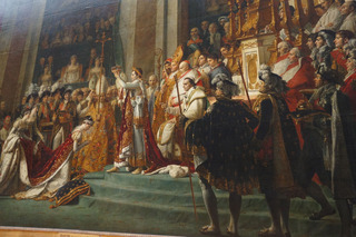 Big Deal, David's The Coronation of Napoleon. 30 feet tall, 18 feet wide. That's Napoleon crowning himself