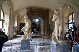 Michelangelo, The Dying Slave and The Rebellious Slave. We saw the other slaves in Florence