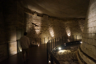 Excavated during the building of the pyramid. Brian in the old moat