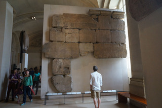 Brian, brushing up on his hieroglyphics