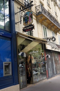 First stop, a really awesome umbrella shop. We see this purchase as a sun guarantee