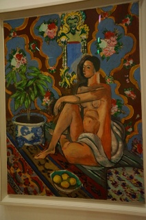 Matisse, Decorative Figure on Ornamental Background