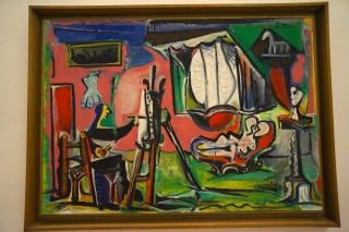 Picasso, The Painter and his Model in the Studio