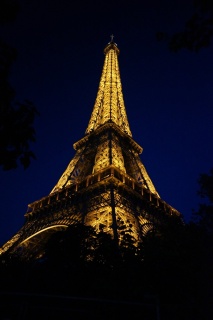 The Eiffel Tower around 10:30