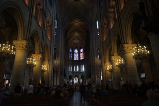 Looking down the nave toward the apse