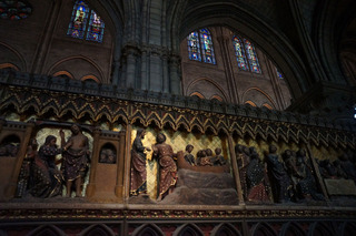 Scenes from the life of Christ around the raised altar