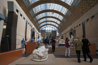 Back on the first, the main hall