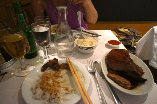 Our second shot at amazing Chinese. Duck