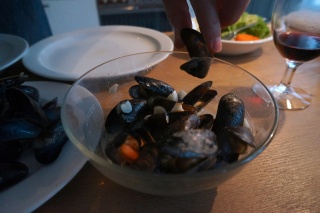 Really great mussels, incredibly cheap at the supermarche