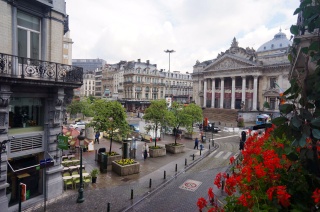The Bourse, from our window