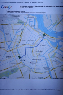 Another travel day, another map with no street names