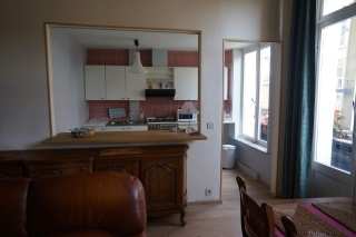 With kitchen