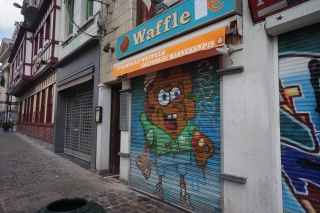 Sponge Bob Belgian waffle