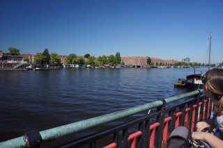 Houseboats along the Amstel River