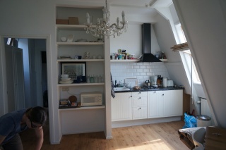 Connected to our kitchen and bedroom