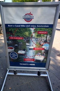 With an hour and a half to kill, it's time for a 'canal bike'