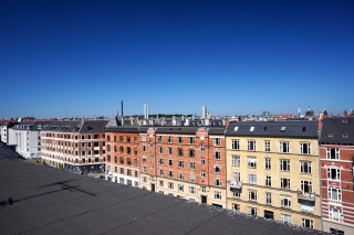 The view from their roof, forward
