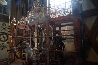 Later, the clockworks in the Church of our Savior tower
