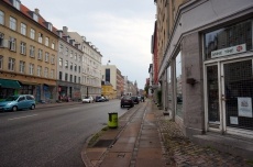 Looking down Istedgade toward Central Station