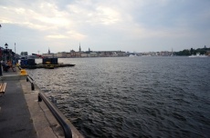 Looking back at Old Town as we head home