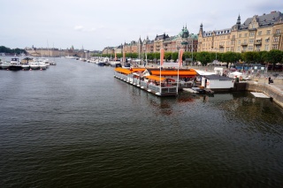 Looking back toward downtown Stockholm...