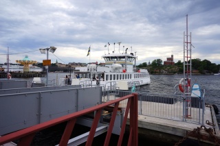 Our ride home, the Stockholm bay ferry system