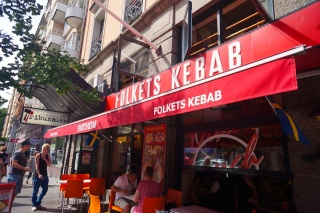 A two story kebab shop for lunch!